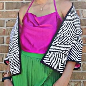 🎉3 for $25🎉 SilkLand Collection Petite Black & White Blazer Sz. PL